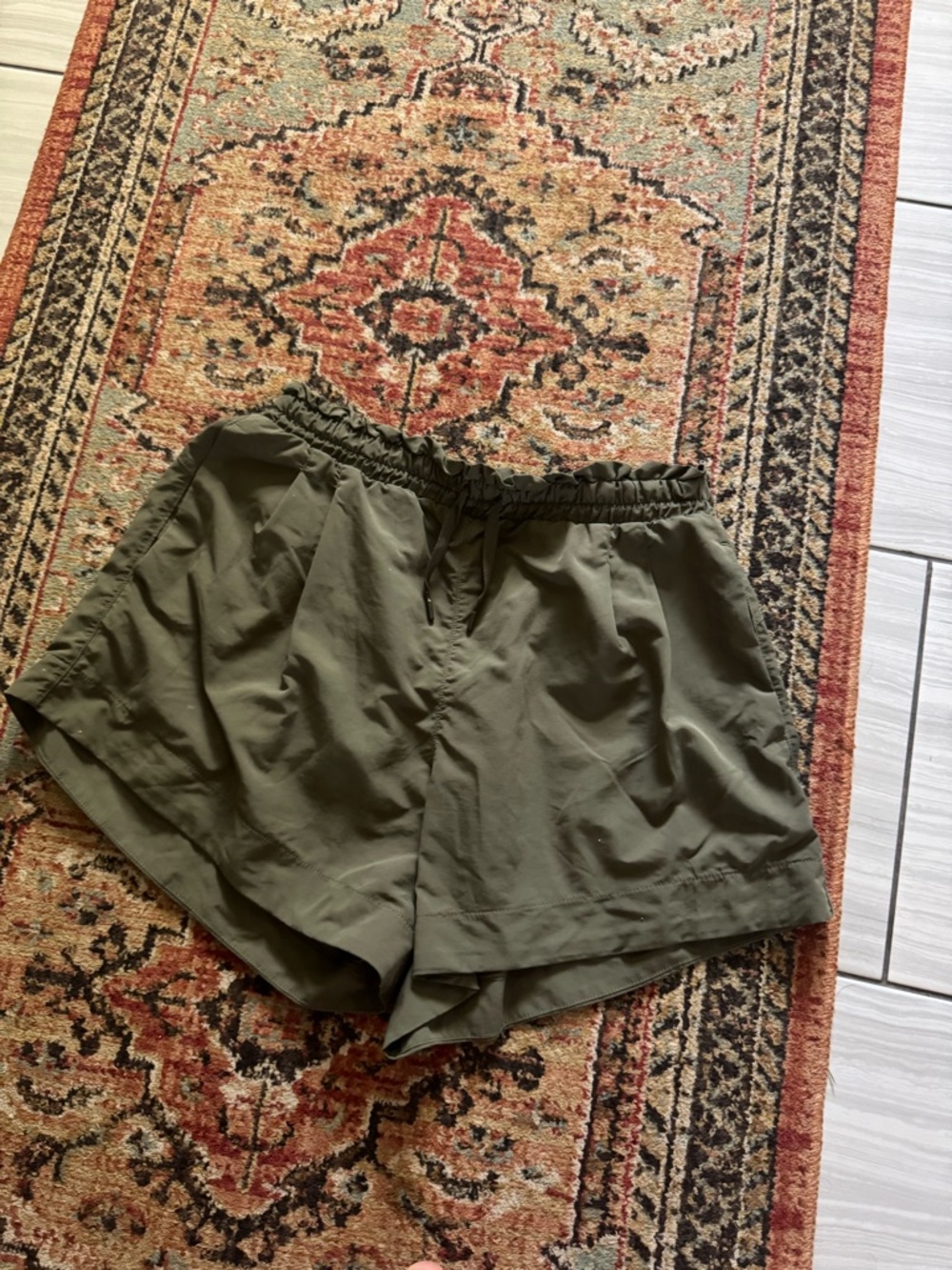 Women’s Olive Green athletic shorts